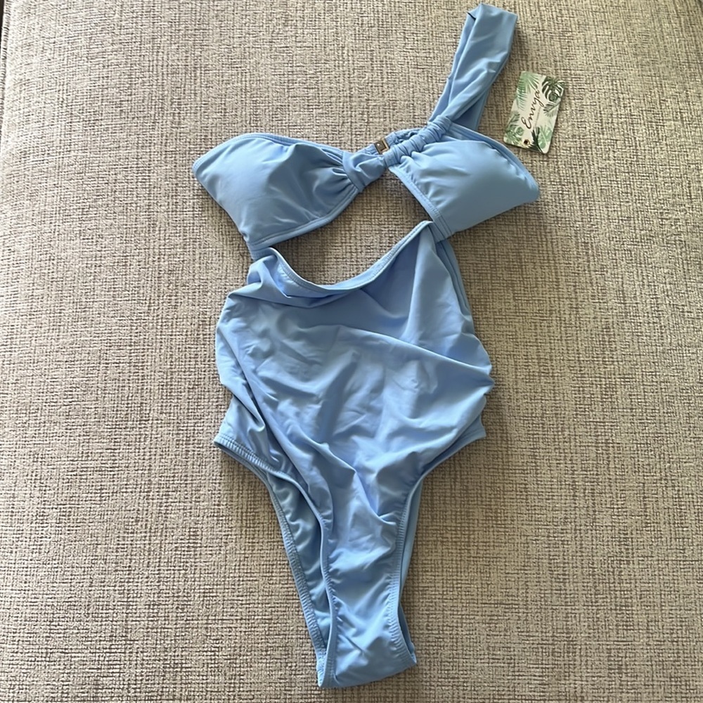 NWT Envya Light Blue Summer Thrill One Piece Swimsuit XS
